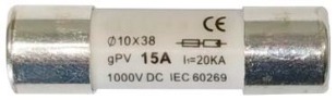 FUSIVEL RETARDADO 15A 1000V